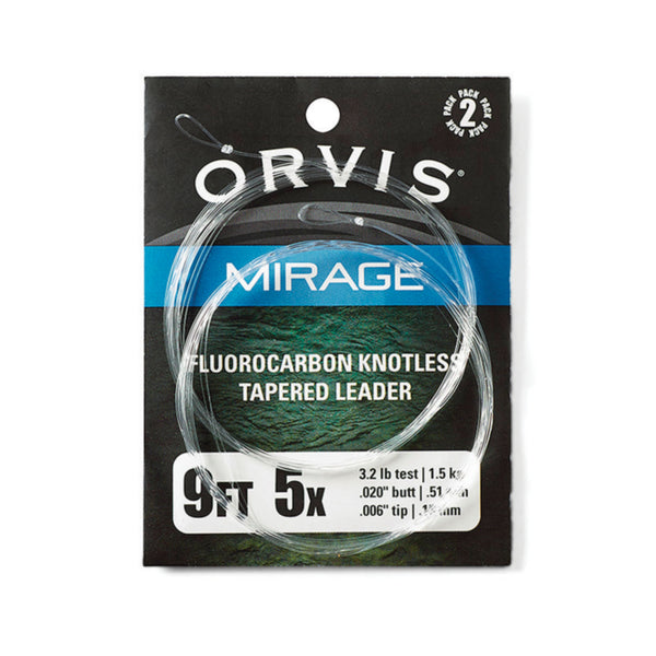 Orvis Mirage Leader 9' 2-Pack