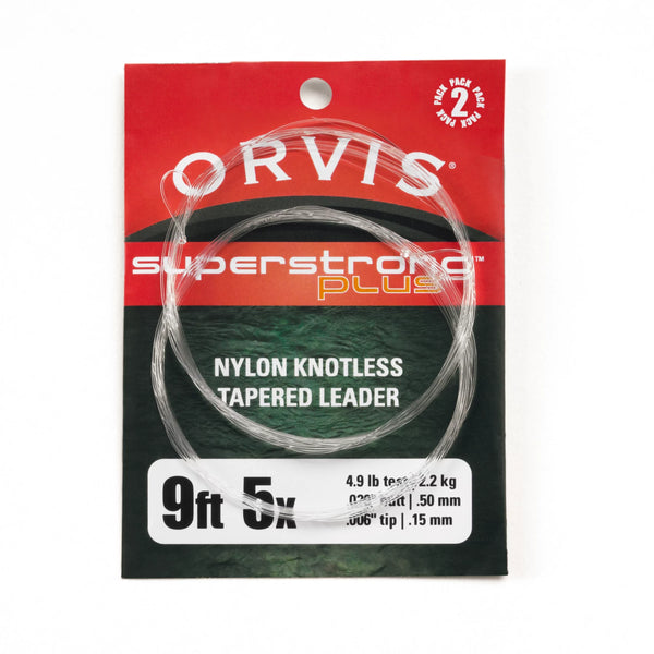 Orvis Super Strong Plus Leader 9' 2-Pack