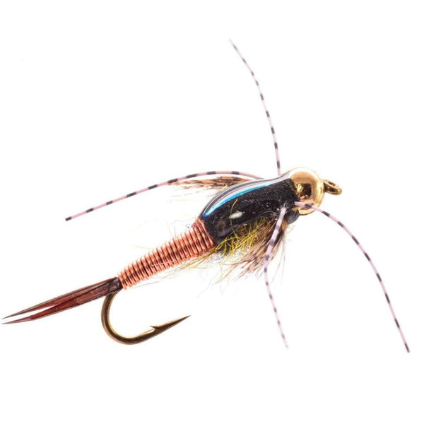 Umpqua Rubberleg Steelhead Copper John - Copper - Size 10.