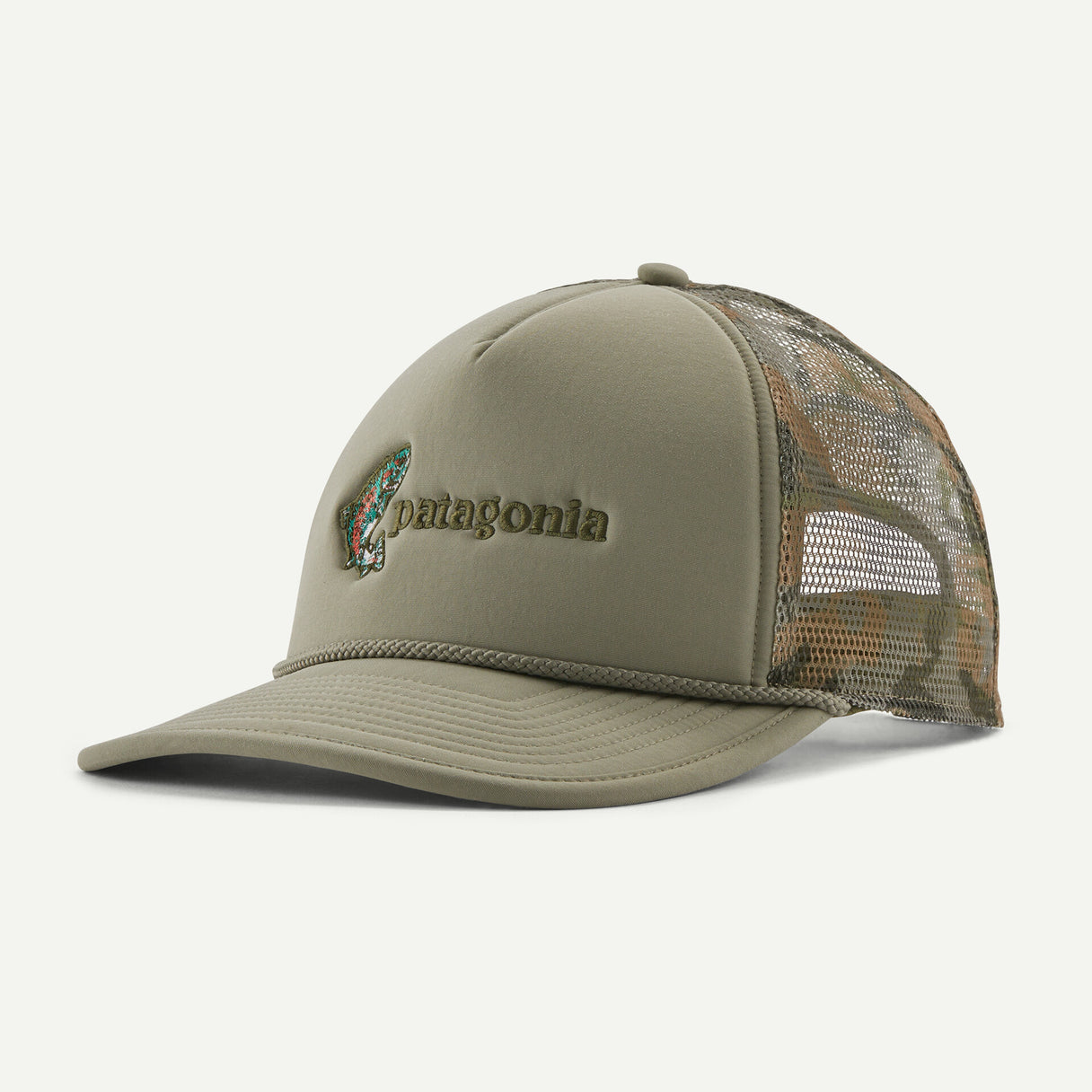 Patagonia Broadcaster Hat - Fish Jump: River Rock Green