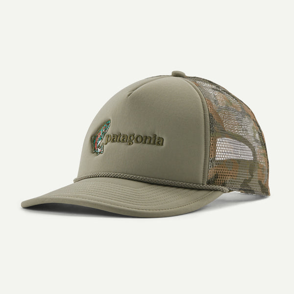 Patagonia Broadcaster Hat - Fish Jump: River Rock Green | Yellow