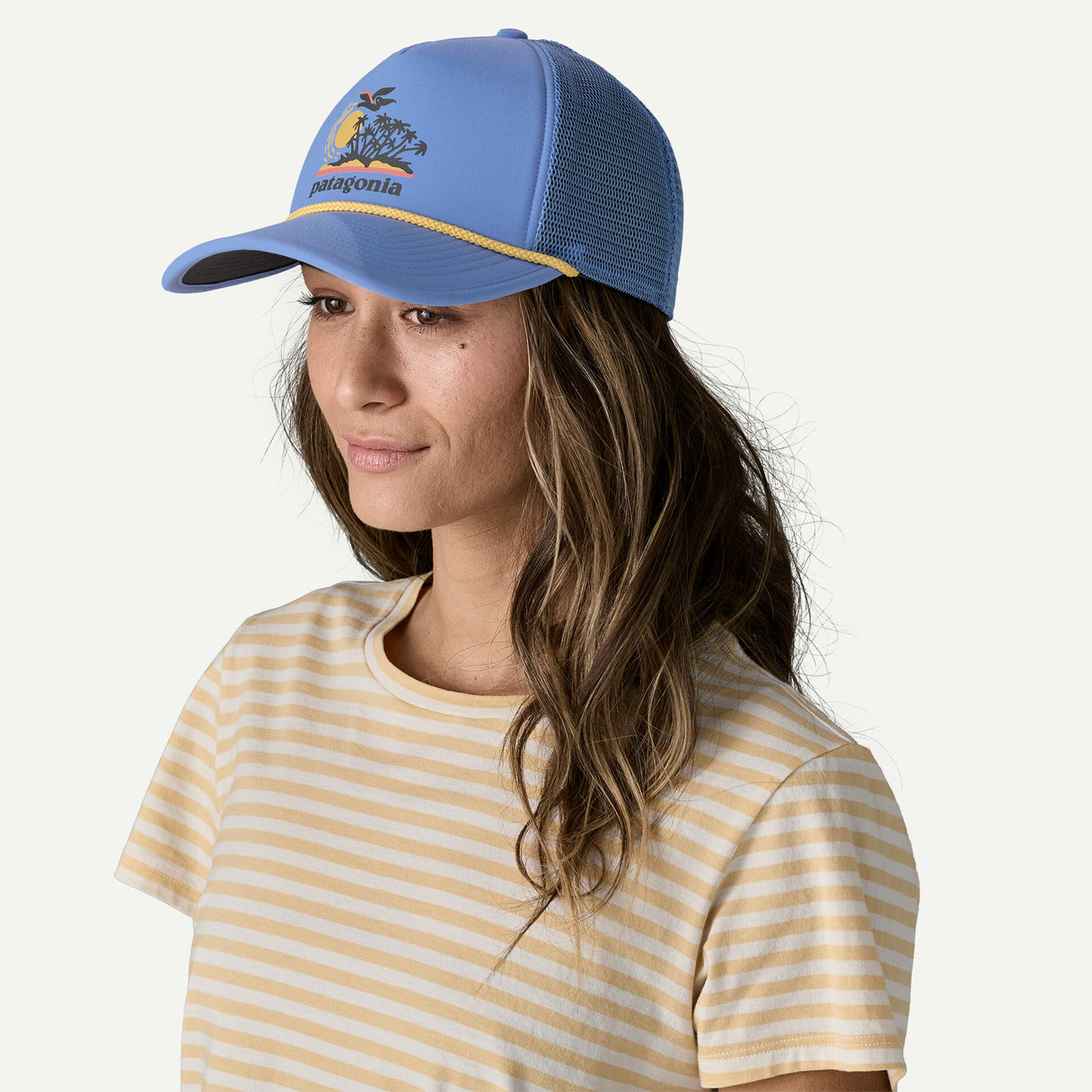 Patagonia Broadcaster Hat - Fish Jump: River Rock Green