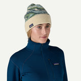 Patagonia Patagonia Fun Hog Beanie - Salmon Energy: Old Growth Green.