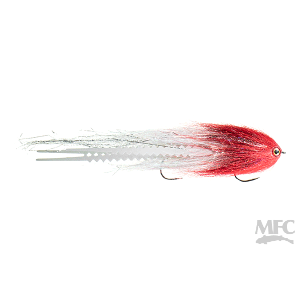 Montana Fly Company Pacchiarini's Discovery Baitfish - White/Red - Size 6/0.