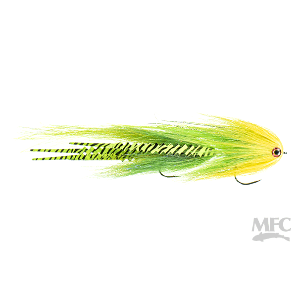 Montana Fly Company Pacchiarini's Discovery Baitfish - Yellow/Chartreuse - Size 6/0.