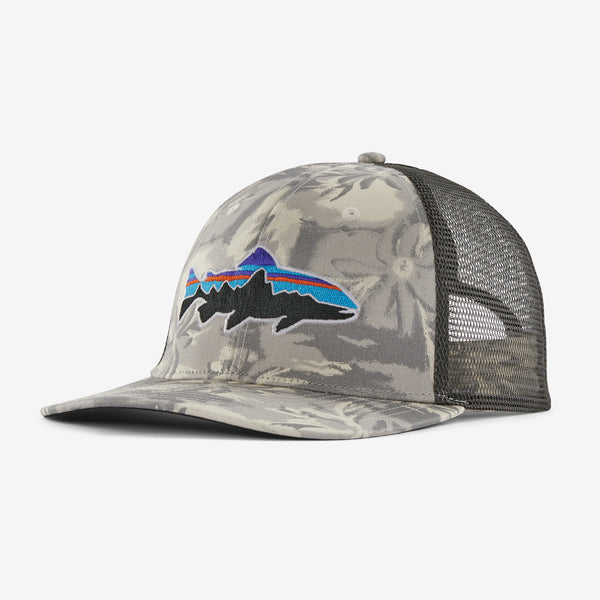 Patagonia Fitz Roy Trout Trucker Hat - Cliffs and Waves/Natural