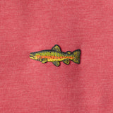 Orvis Angler's Performance Polo - Faded Red (Brown Trout)