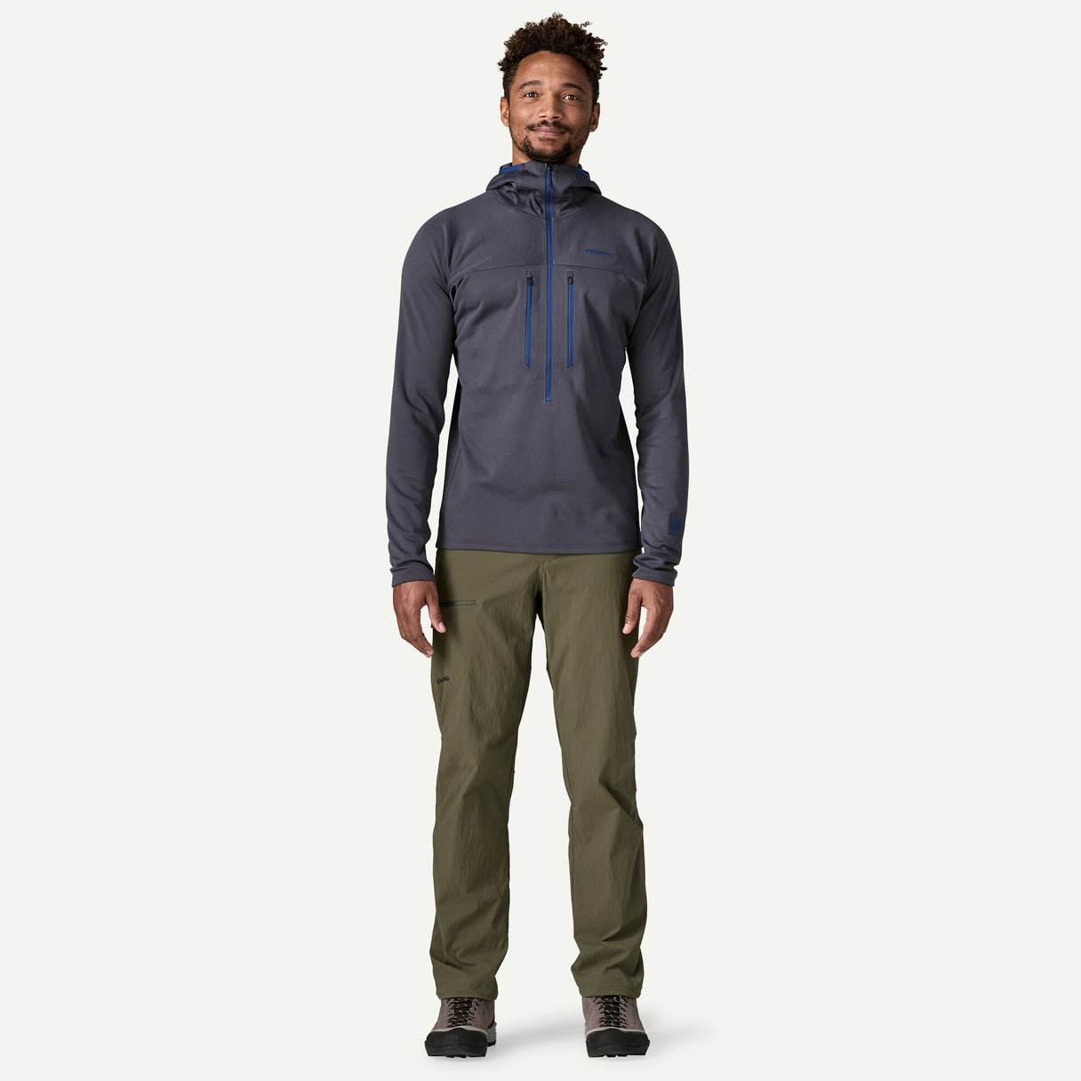 Patagonia M's R1 Ultralight Hoody - Canopy Green