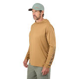 Grundens Tough Sun Hoodie - Whiskey