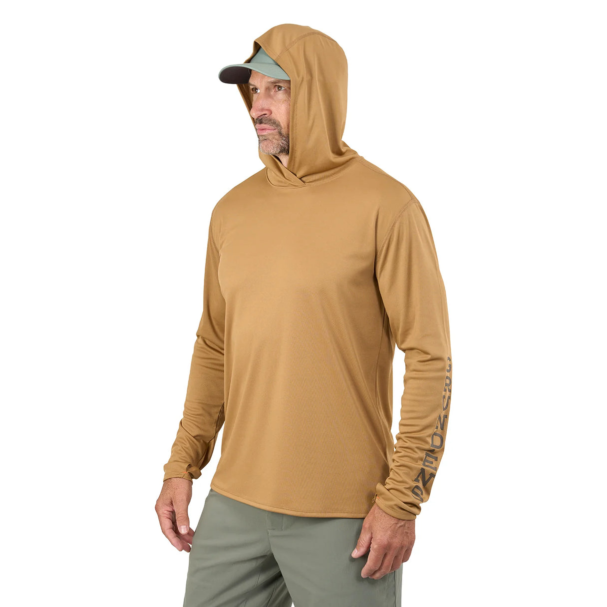Grundens Tough Sun Hoodie - Whiskey