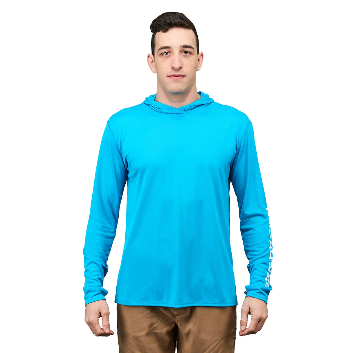 Grundens Men's Tough Sun Hoodie - Aquamarine