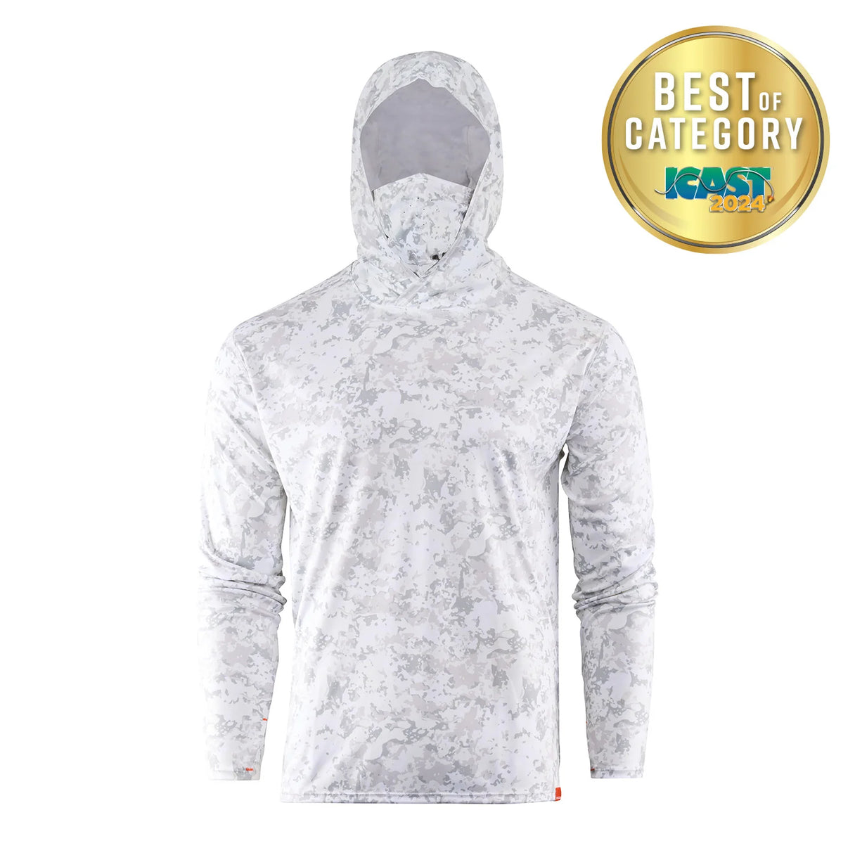 Grundens Tough Sun Masked Hoodie - Squall Camo