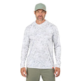 Grundens Tough Sun Masked Hoodie - Squall Camo