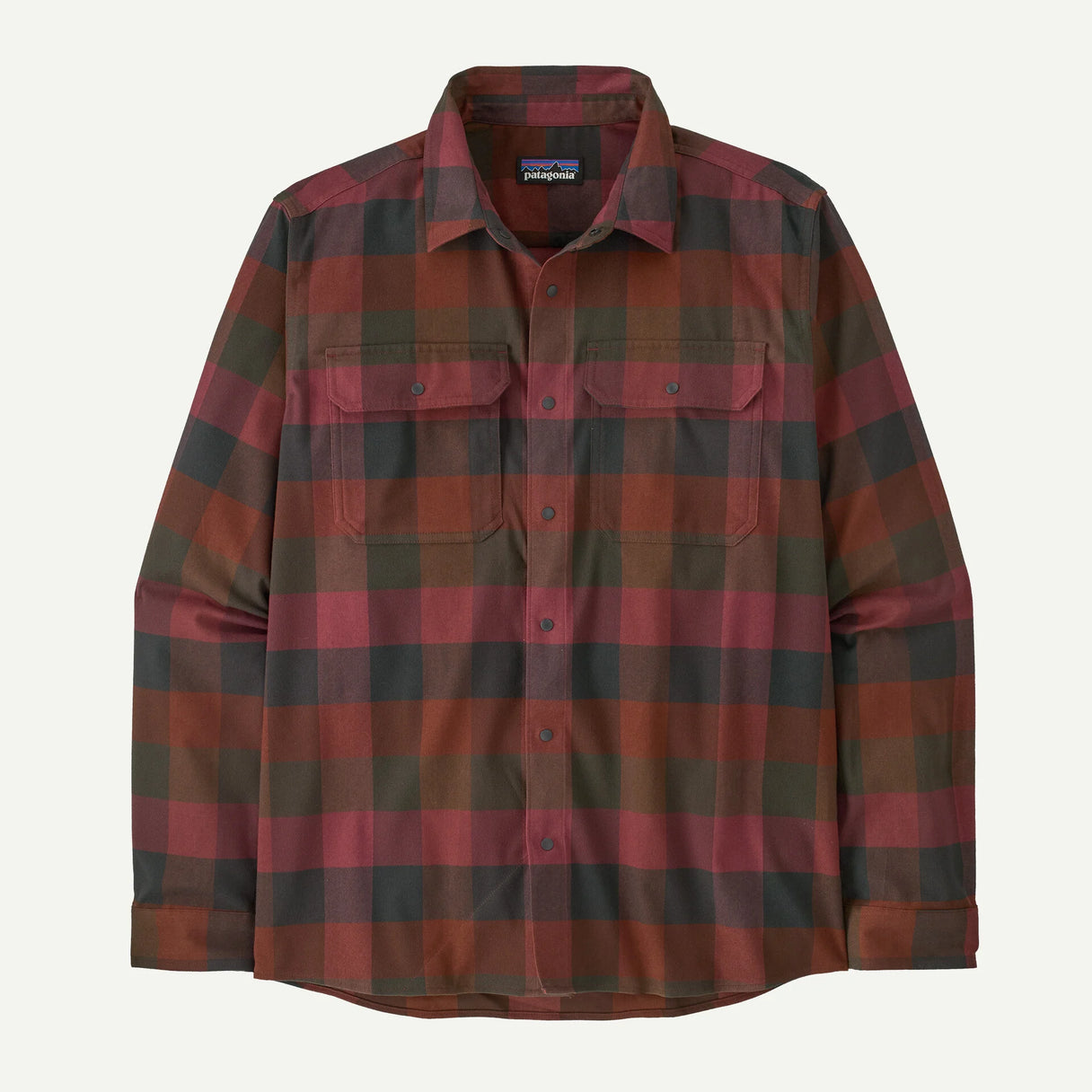 Patagonia Patagonia Men's Canyonite Flannel Shirt - Trail Rider: Sequoia Red.