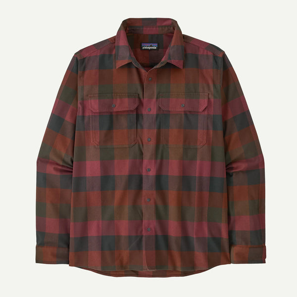 Patagonia Patagonia Men's Canyonite Flannel Shirt - Trail Rider: Sequoia Red.