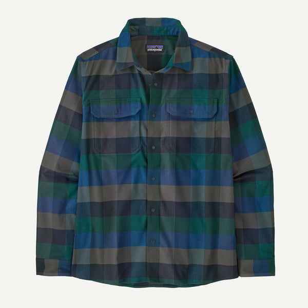 Patagonia Patagonia Men's Canyonite Flannel Shirt - Trail Rider: Sunken Blue.