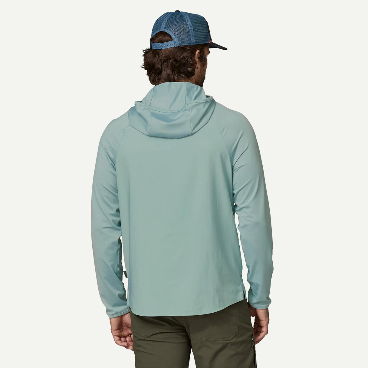 Patagonia Patagonia Men's River Rambler Hybrid Sun Hoody - Thermal Blue.