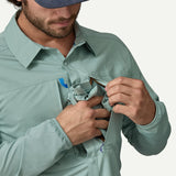 Patagonia Patagonia Men's River Rambler Hybrid Sun Hoody - Thermal Blue.