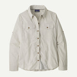 Patagonia Women's Long-Sleeve Self Guided Sun Shirt - North Fork: Crisp Grey