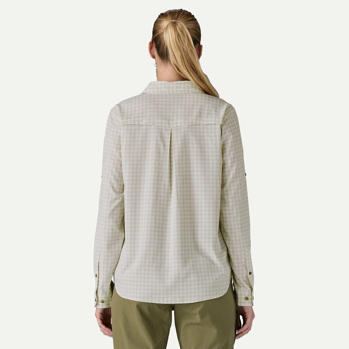 Patagonia Women's Long-Sleeve Self Guided Sun Shirt - North Fork: Crisp Grey