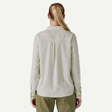 Patagonia Women's Long-Sleeve Self Guided Sun Shirt - North Fork: Crisp Grey