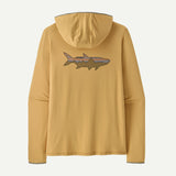 Patagonia Men's Tropic Comfort Natural Graphic Hoody - Fitz Roy Tarpon: Beeswax Tan