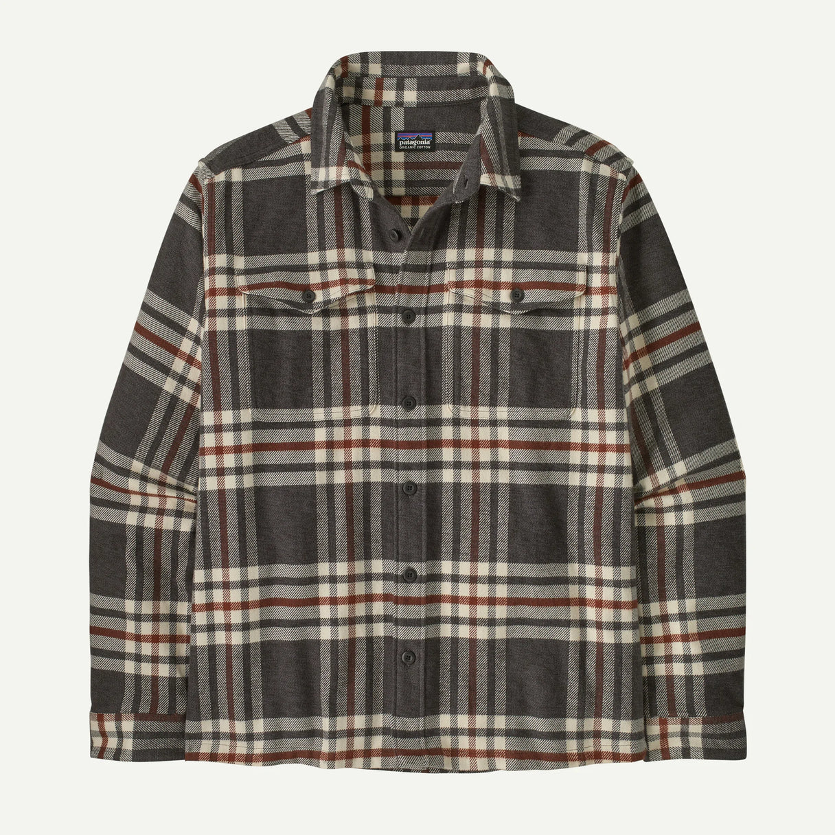 Patagonia Patagonia Men's Fjord Flannel Shirt - Catch: Ink Black.