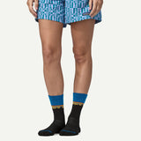 Patagonia Patagonia Merino Wool Blend Crew Socks - Classic Fitz Roy: Viking Blue.