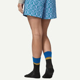 Patagonia Patagonia Merino Wool Blend Crew Socks - Classic Fitz Roy: Viking Blue.