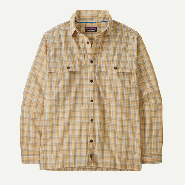 Patagonia Patagonia Men's Long-Sleeve Island Hopper Shirt - Dipper: Beeswax Tan.