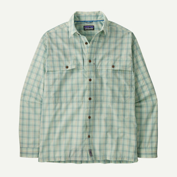 Patagonia Patagonia Men's Long-Sleeve Island Hopper Shirt - Dipper: Rinsed Green.
