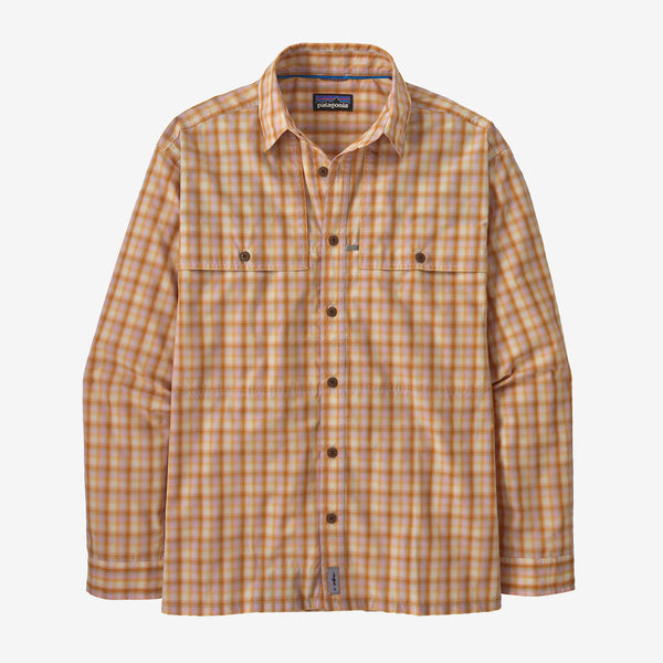 Patagonia Men's Island Hopper Shirt - Mirrored: Golden Caramel
