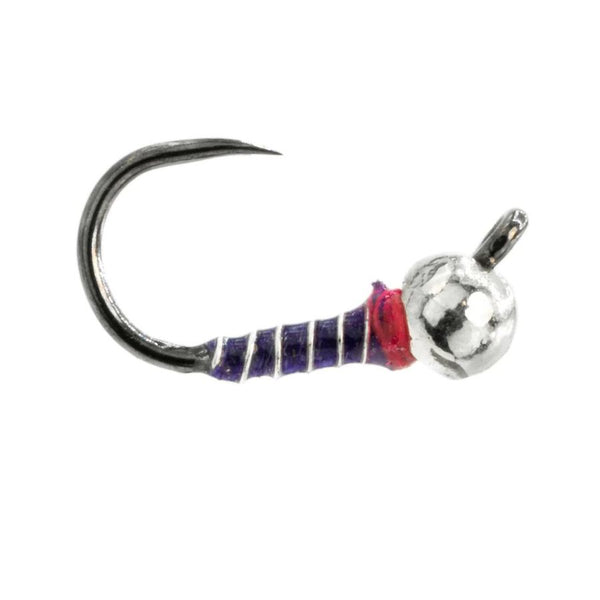 Umpqua Zebra Jig Thin - Purple - Size 18.