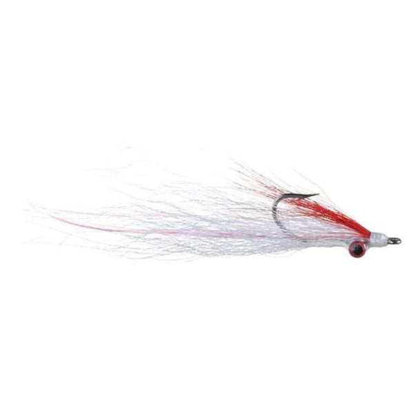 Clouser Minnow - Red/White - Size 2/0