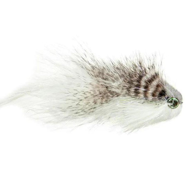 Bangtail - Gray/White - Size 1/0