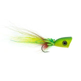 Pineapple Grenade Popper - Chartreuse Frog - Size 2/0