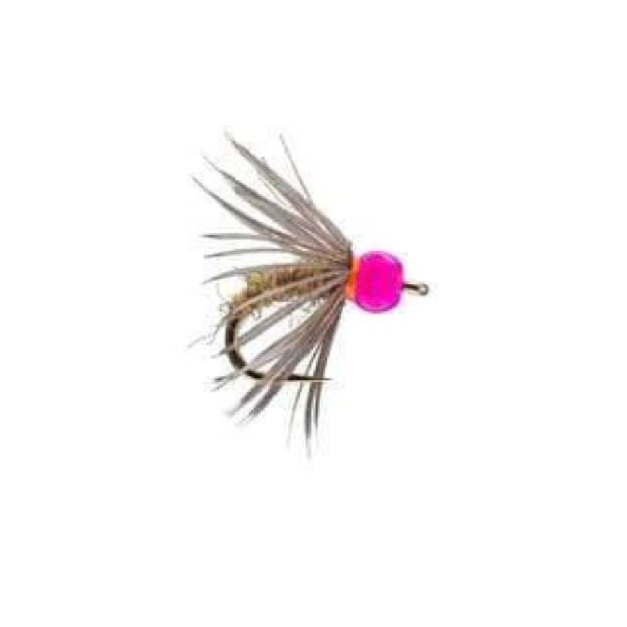 Tungsten Bead Sowbug Soft Hackle - Tan/Pink