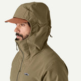 Patagonia Patagonia Men's R1 TechFace Fitz Roy Trout Hoody - Black.