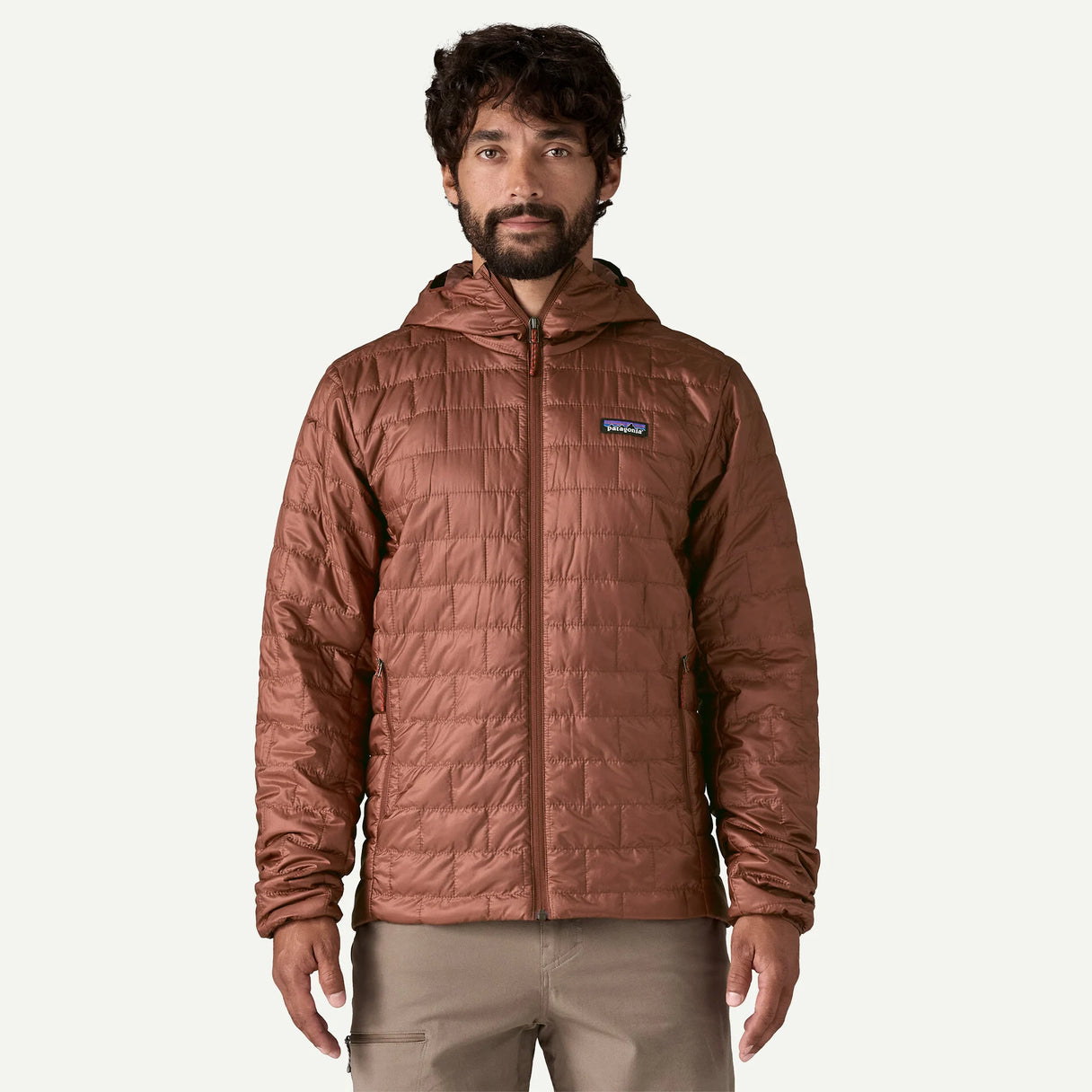 Patagonia Patagonia Men's Nano Puff Hoody - Dried Vanilla.