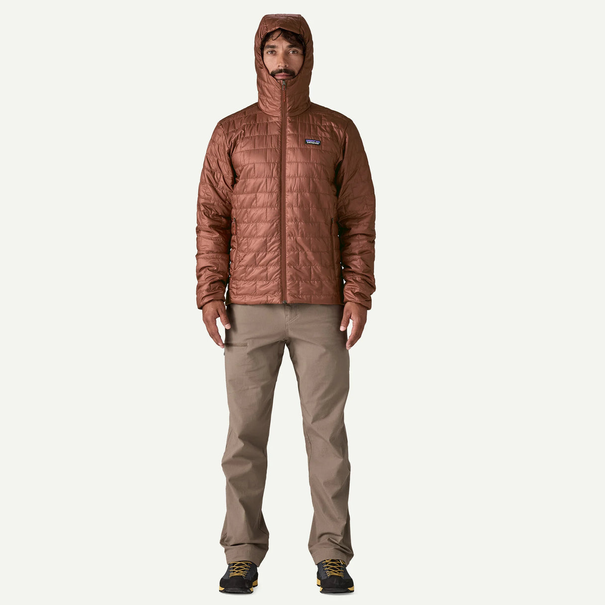 Patagonia Patagonia Men's Nano Puff Hoody - Dried Vanilla.