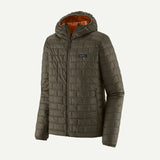 Patagonia Men's Nano Puff Fitz Roy Trout Hoody - Pine Needle Green