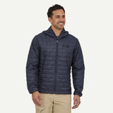 Patagonia Men's Nano Puff Fitz Roy Trout Hoody - Shelter Brown