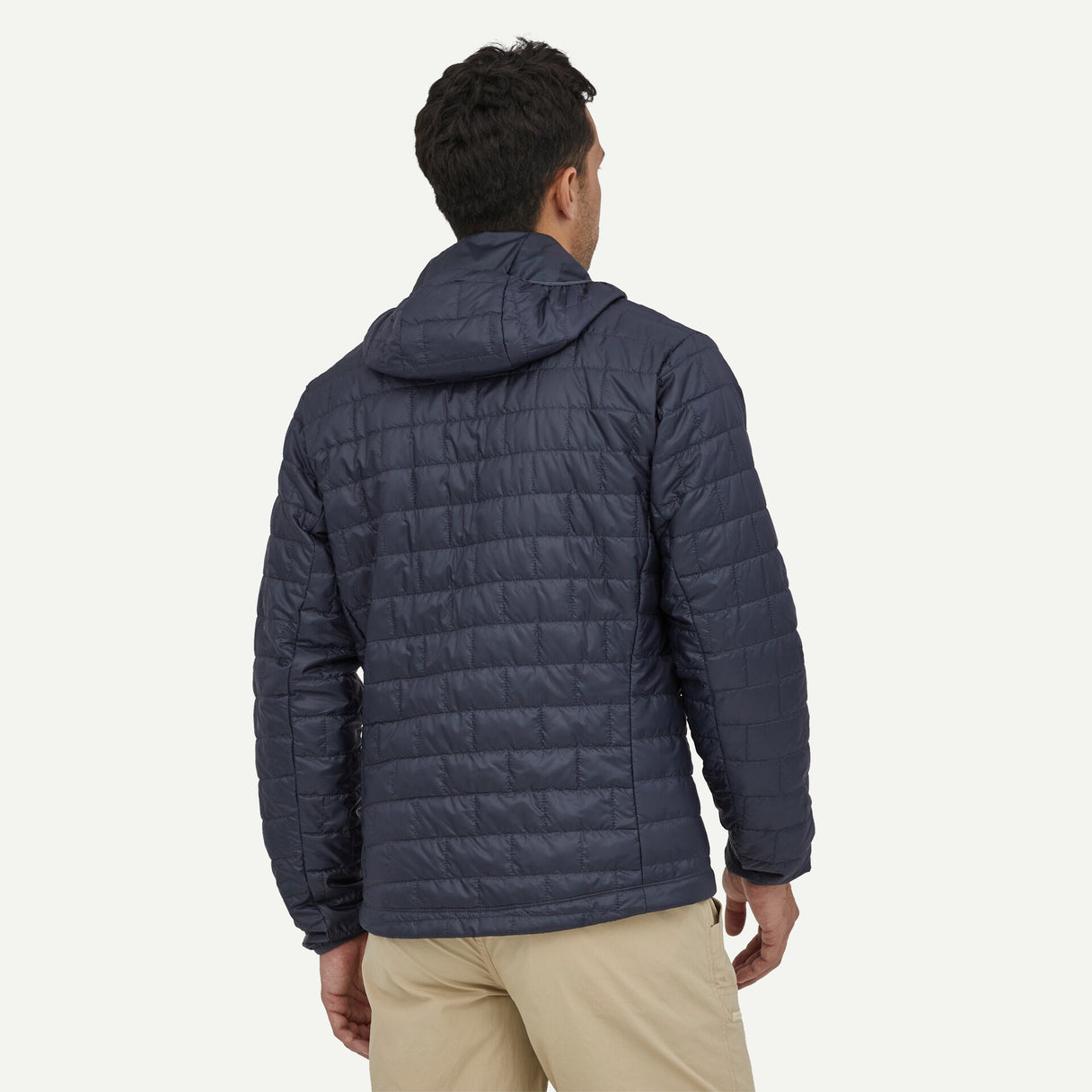 Patagonia Men's Nano Puff Fitz Roy Trout Hoody - Shelter Brown