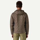 Patagonia Patagonia Men's Nano Puff Fitz Roy Trout Hoody - Otter Brown.