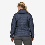 Patagonia Women's Nano Puff Fitz Roy Trout Hoody - Sleet Green