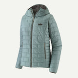 Patagonia Patagonia Women's Nano Puff Fitz Roy Trout Hoody - Thermal Blue.