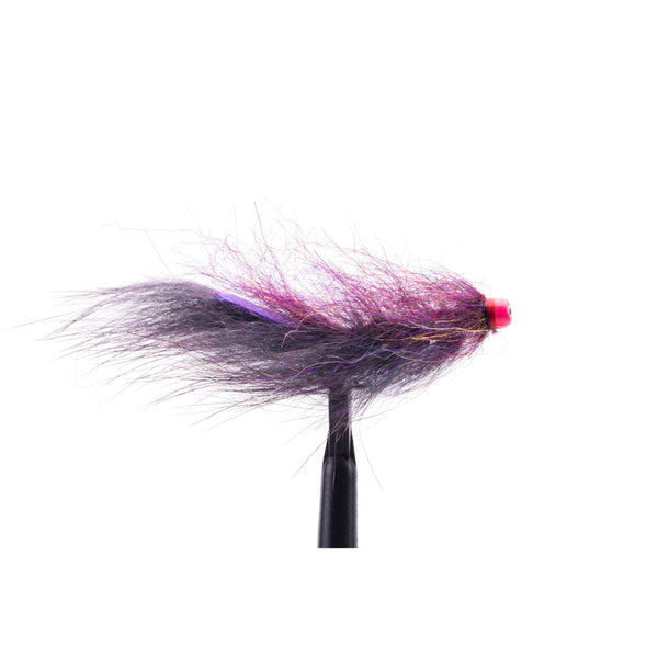 Balanced Squirrel Leech - Purple (Hot Pink Bead) - Size 12