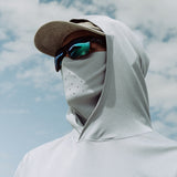 Grundens Tough Sun Masked Hoodie - Squall Camo