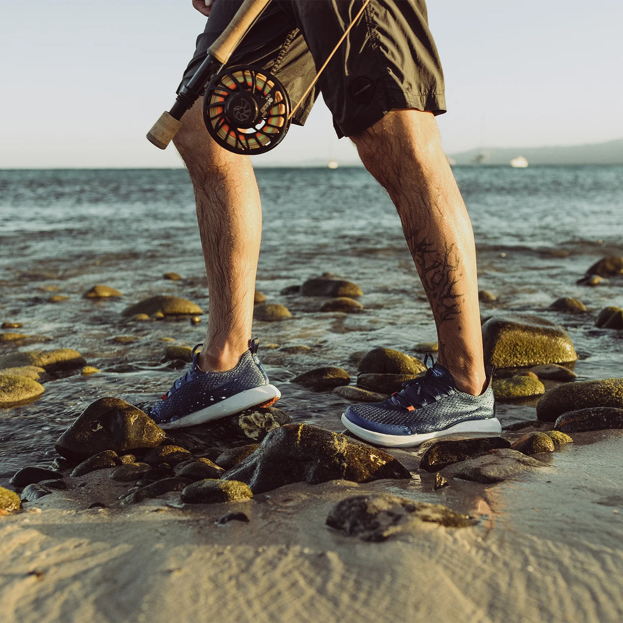 Grundens Crosscurrent Boat Shoe - Bone