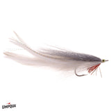 Umpqua Big Fish Deceiver - Gray/White - Size 3/0.